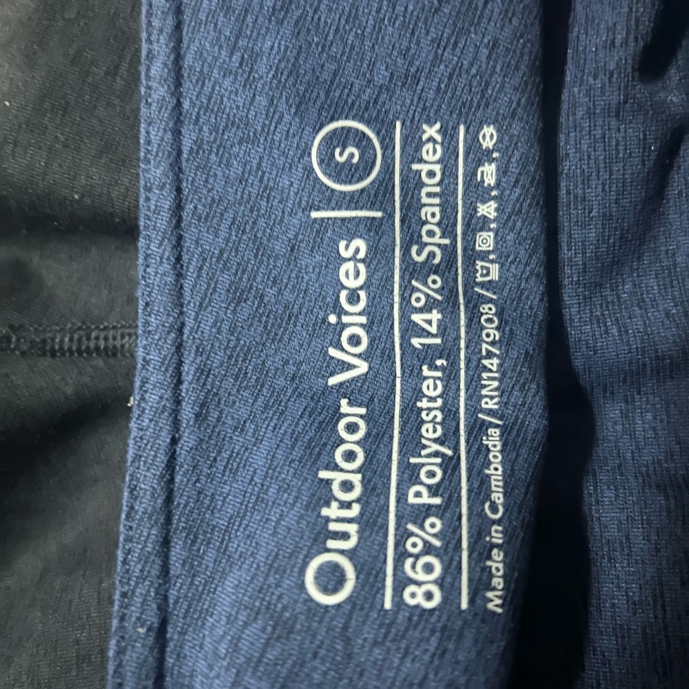 Outdoor Voices Navy Active Leggings